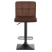 Набор 2 шт Стул барный DOBRIN DOMINIC, шоколадный велюр (MJ9-111)
