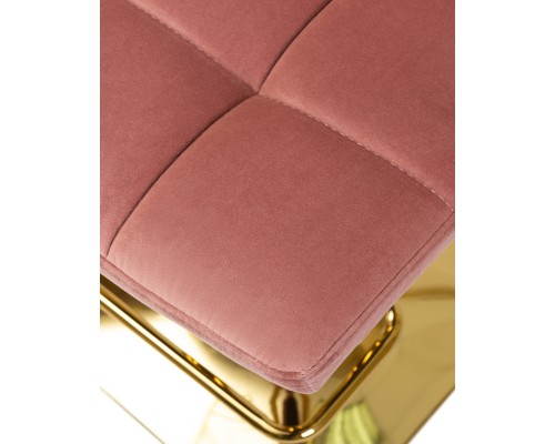 Набор 2 шт Стул барный DOBRIN GOLDIE, пудрово-розовый велюр (MJ9-32)