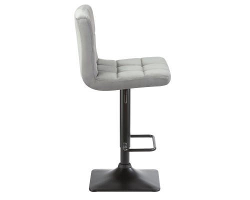 Набор 2 шт Стул барный DOBRIN DOMINIC, серый велюр (MJ9-75)