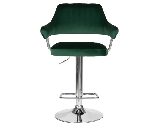 Стул барный DOBRIN CHARLY, зеленый велюр (MJ9-88)