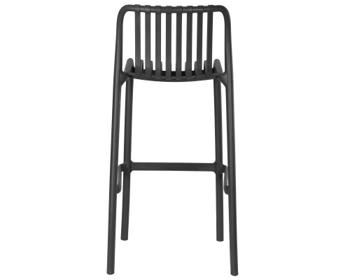 Набор 4 шт Стул барный DOBRIN CHLOE BAR, темно-серый