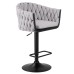Набор 2 шт Стул барный DOBRIN LEON, серая ткань (LAR 275-17)