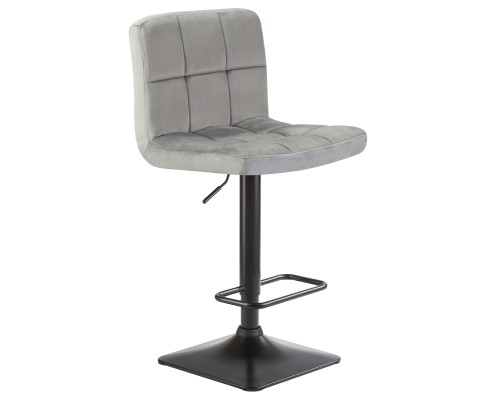Набор 2 шт Стул барный DOBRIN DOMINIC, серый велюр (MJ9-75)