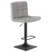 Набор 2 шт Стул барный DOBRIN DOMINIC, серый велюр (MJ9-75)