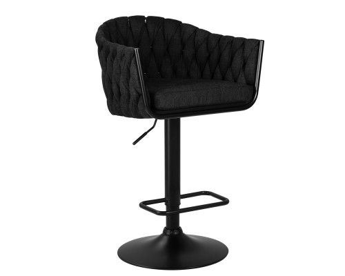 Набор 2 шт Стул барный DOBRIN LEON, черная ткань (LAR-275-33)