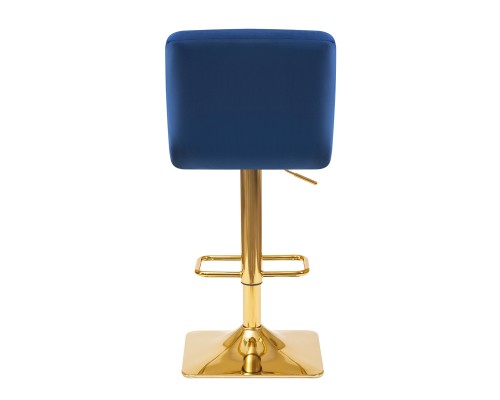 Набор 2 шт Стул барный DOBRIN GOLDIE, синий велюр (MJ9-117)