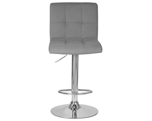 Набор 2 шт Стул барный DOBRIN CANDY, серый велюр (MJ9-75)