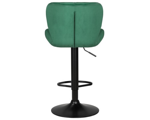 Набор 2 шт Стул барный DOBRIN BARNY BLACK, зеленый велюр (MJ9-88)