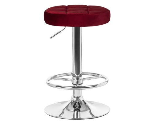 Табурет барный DOBRIN BRUNO, бордовый велюр (MJ9-43)
