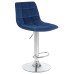 Набор 2 шт Стул барный DOBRIN TAILOR, синий велюр (MJ9-117)