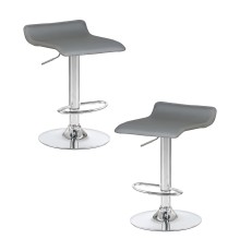 Набор 2 шт Стул барный DOBRIN TOMMY, серый