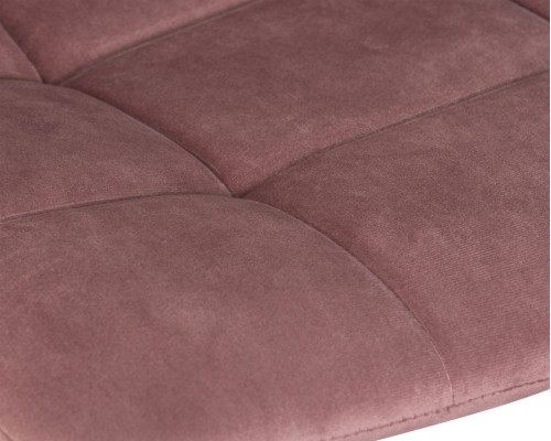 Стул барный DOBRIN TAILOR, пудрово-розовый велюр (MJ9-32)