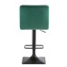 Набор 2 шт Стул барный DOBRIN DOMINIC, зеленый велюр (MJ9-88)