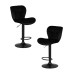 Набор 2 шт Стул барный DOBRIN BARNY BLACK, черный велюр (MJ9-101)