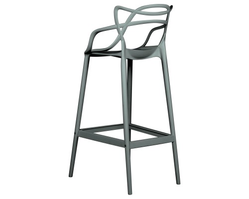 Набор 4 шт Стул барный DOBRIN MASTERS BAR, тёмно-серый (GR-04)