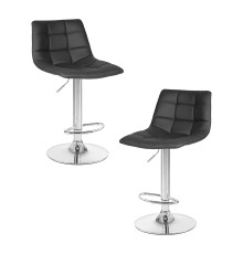 Набор 2 шт Стул барный DOBRIN TAILOR, серый