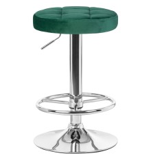 Табурет барный DOBRIN BRUNO, зеленый велюр (MJ9-88)