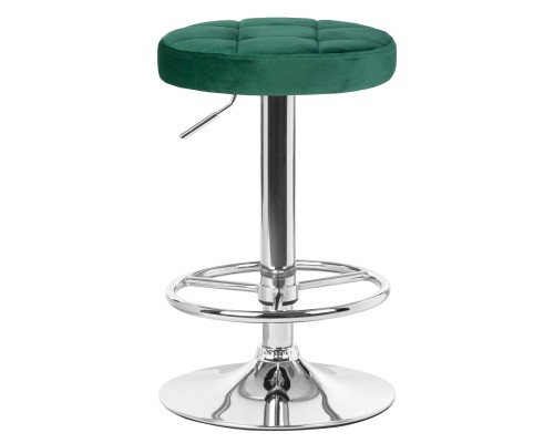 Табурет барный DOBRIN BRUNO, зеленый велюр (MJ9-88)
