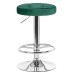 Табурет барный DOBRIN BRUNO, зеленый велюр (MJ9-88)
