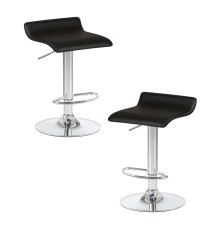 Набор 2 шт Стул барный DOBRIN TOMMY, чёрный