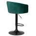 Стул барный DOBRIN DARCY BLACK, зеленый велюр (1922-9)