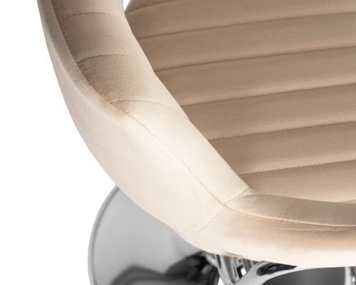 Набор 2 шт Стул барный DOBRIN CHARLY, бежевый велюр (MJ9-10)