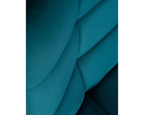 Набор 2 шт Стул барный DOBRIN TAILOR WHITE, морской волны велюр (MJ9-99)