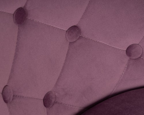 Набор 2 шт Стул барный DOBRIN JOSEPH BLACK, пудрово-сиреневый велюр (MJ9-52)