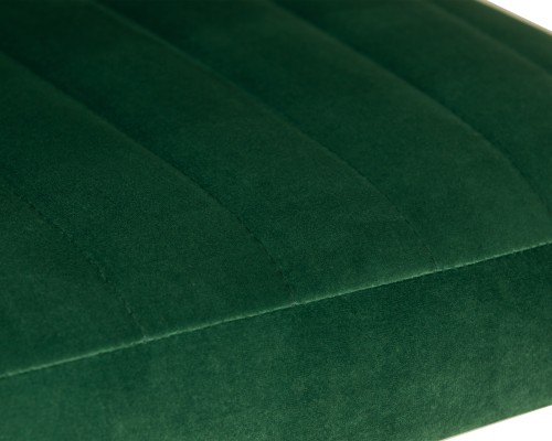 Набор 2 шт Стул барный DOBRIN CHARLY BLACK, зеленый велюр (MJ9-88)