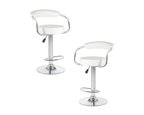 Набор 2 шт Стул барный DOBRIN MARTA, белый