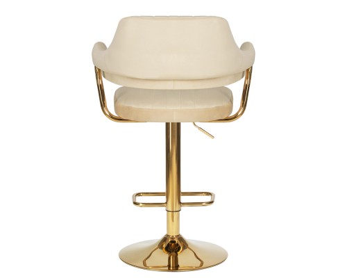 Стул барный DOBRIN CHARLY GOLD, бежевый велюр (MJ9-10)