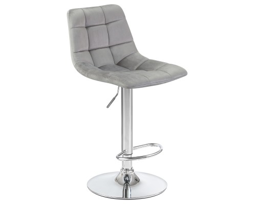 Набор 2 шт Стул барный DOBRIN TAILOR, серый велюр (MJ9-75)