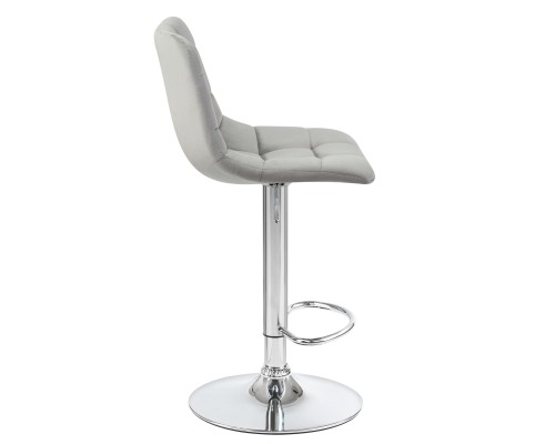 Набор 2 шт Стул барный DOBRIN TAILOR, серый велюр (MJ9-75)