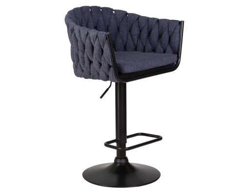 Набор 2 шт Стул барный DOBRIN LEON, синяя ткань (LAR-275-29)