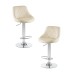 Набор 2 шт Стул барный DOBRIN LOGAN, кремовый
