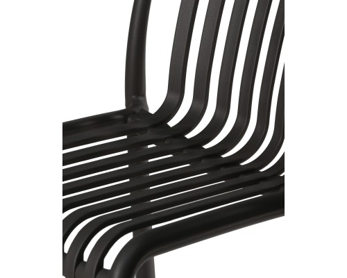 Набор 4 шт Стул полубарный DOBRIN CHLOE, темно-серый