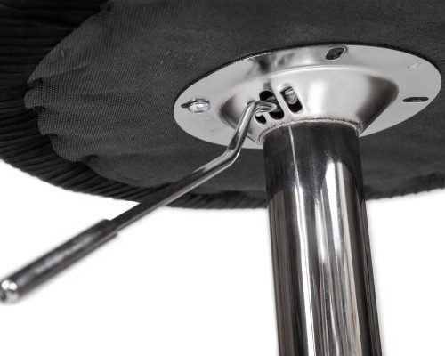 Стул барный DOBRIN DARCY, черный велюр (1922-21)