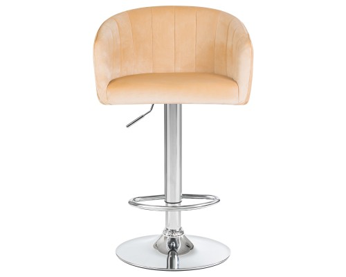 Стул барный DOBRIN DARCY, песочный велюр (1922-3)