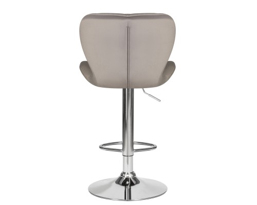 Набор 2 шт Стул барный DOBRIN BARNY, серый велюр (MJ9-75)