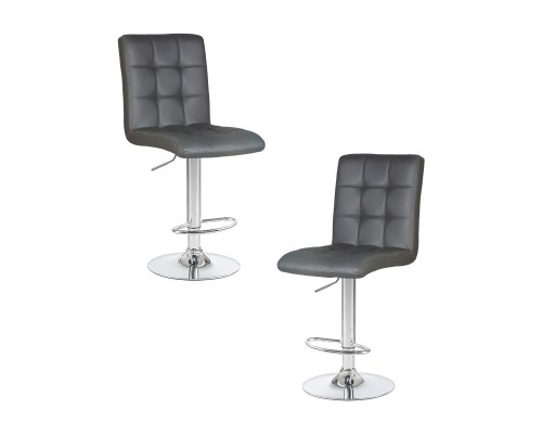Набор 2 шт Стул барный DOBRIN KRUGER, серый