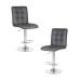 Набор 2 шт Стул барный DOBRIN KRUGER, серый