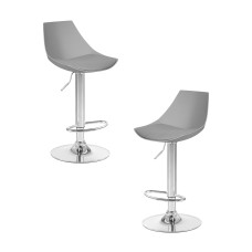 Набор 2 шт Стул барный DOBRIN ROCKY, серый