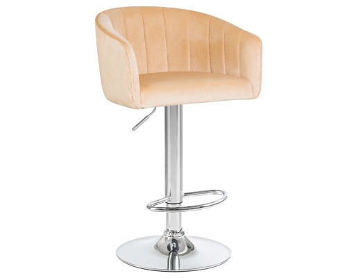 Стул барный DOBRIN DARCY, песочный велюр (1922-3)