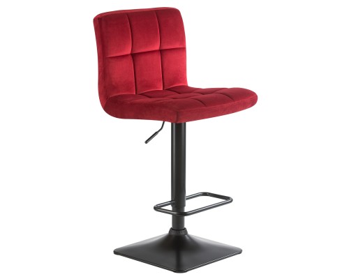 Набор 2 шт Стул барный DOBRIN DOMINIC, бордо велюр (MJ9-43)