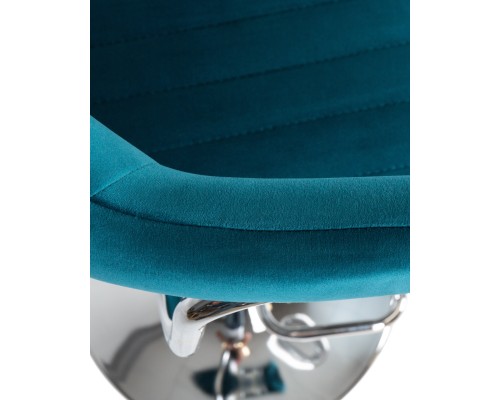 Набор 2 шт Стул барный DOBRIN CHARLY, морской волны велюр (MJ9-99)