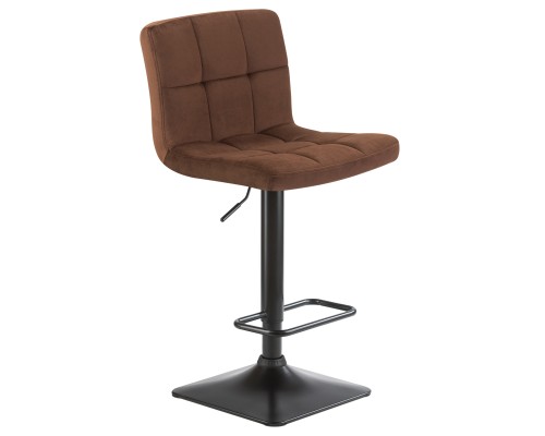 Набор 2 шт Стул барный DOBRIN DOMINIC, шоколадный велюр (MJ9-111)