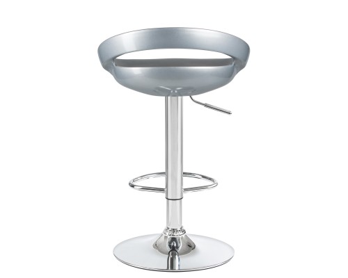 Стул барный DOBRIN DISCO, серебряный