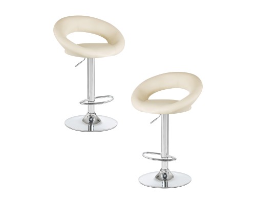 Набор 2 шт Стул барный DOBRIN MIRA, кремовый