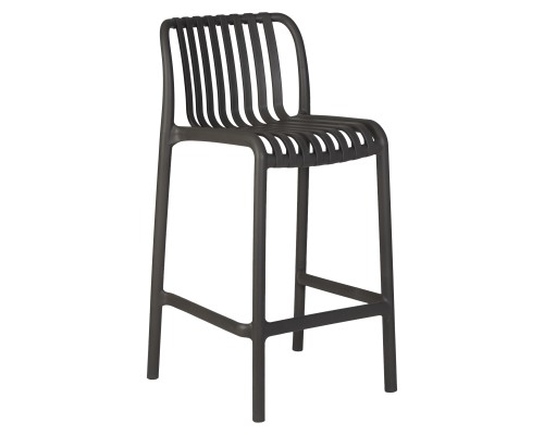 Набор 4 шт Стул полубарный DOBRIN CHLOE, темно-серый