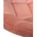 Стул барный DOBRIN TAILOR WHITE, пудрово-розовый велюр (MJ9-32)